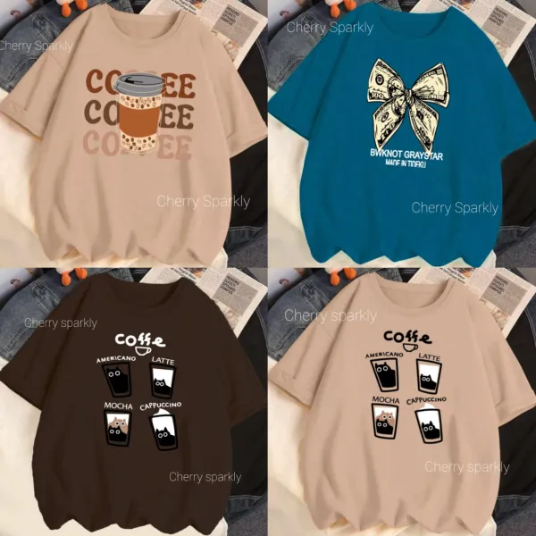 ৪ পিস টি-শার্ট কম্বো মাএ ১৩২০ টাকা